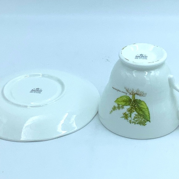 Two Duchess English Bone China Teacups & Saucers - Picture 8 of 14